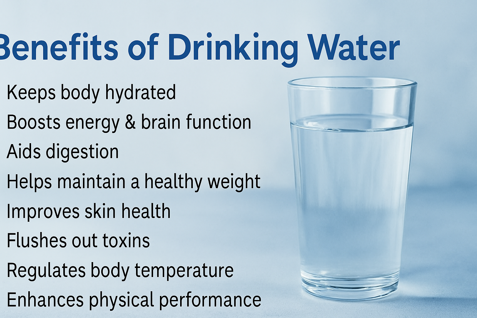benefits of drinking water